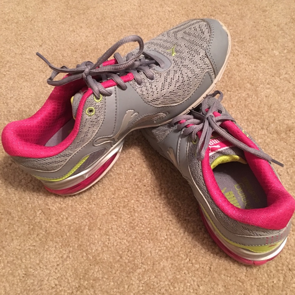 Puma tennis shoes.